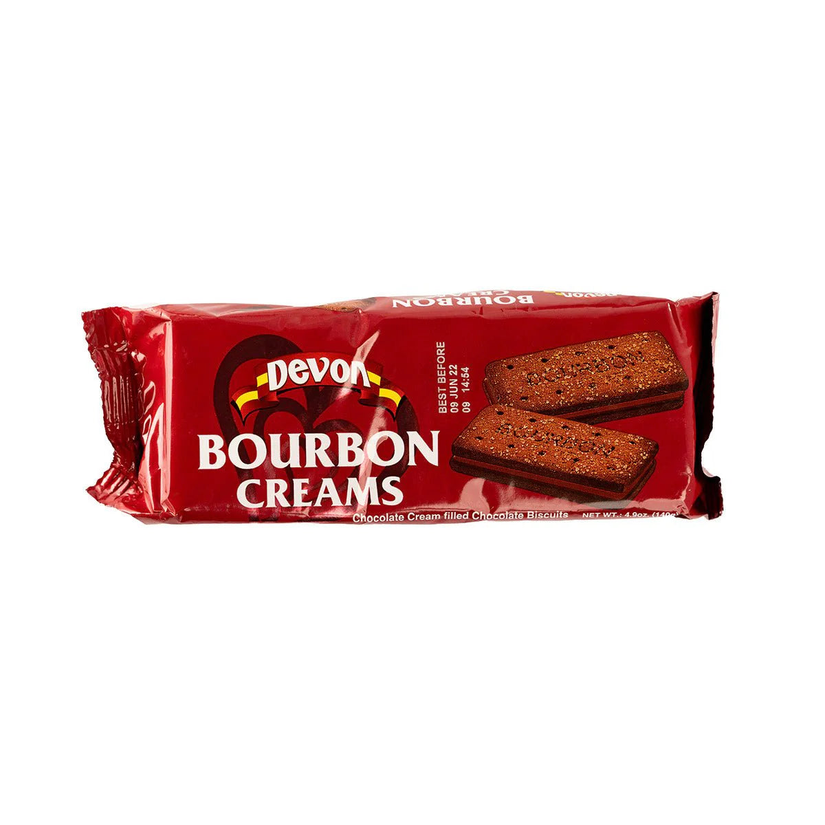 Devon Bourbon Cream, 140g (3 Pack)